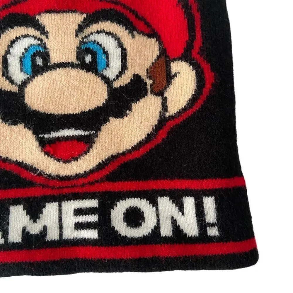 Super Mario Bonnet Hat in Youth Unisex One Size